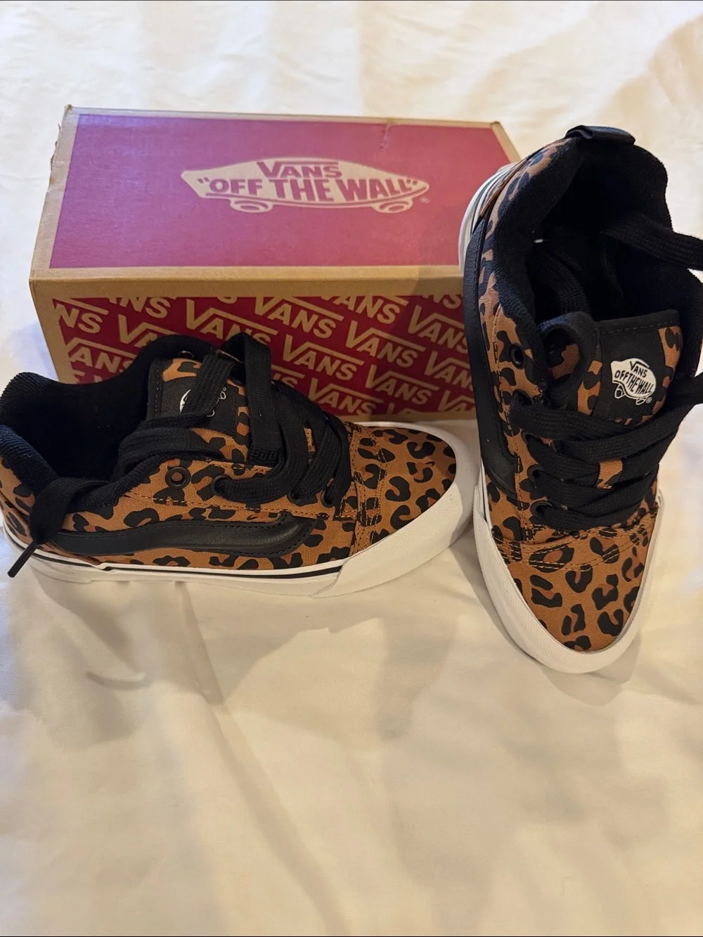 Vans Knu Skool Leopard Sneakers New with Box